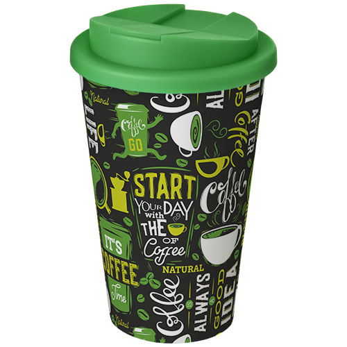 Gobelet isolant personnalisable 350ml Americano® Blanc / Vert
